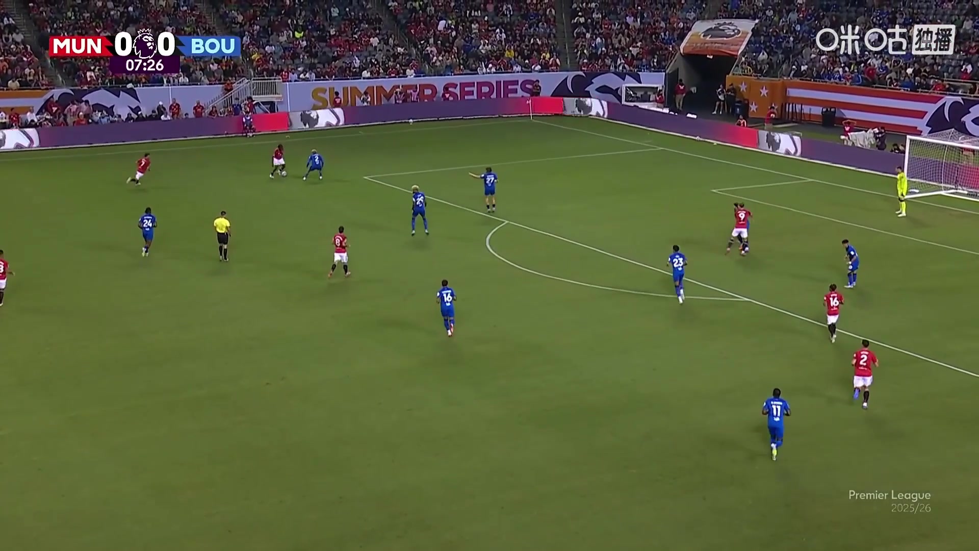 爆發(fā)多古助攻霍伊倫甩頭輕松破門