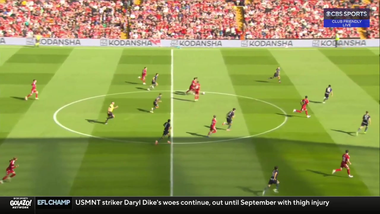 利物浦天才16歲小將恩古莫哈中場(chǎng)一條龍世界波破門(mén)