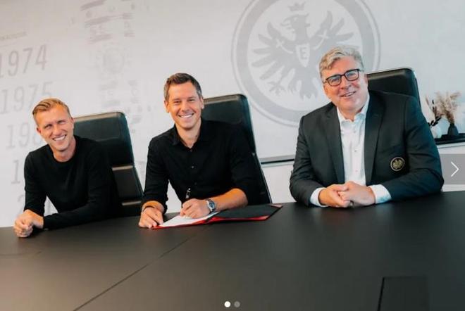 法蘭克福續(xù)約哈敦至2028年，歐戰(zhàn)球隊(duì)總監(jiān)任職期長(zhǎng)