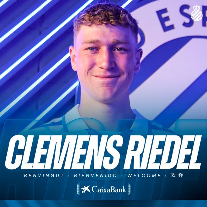 西班牙人簽約達(dá)姆施塔特后衛(wèi)雷達(dá)爾，轉(zhuǎn)會費(fèi)200萬歐。