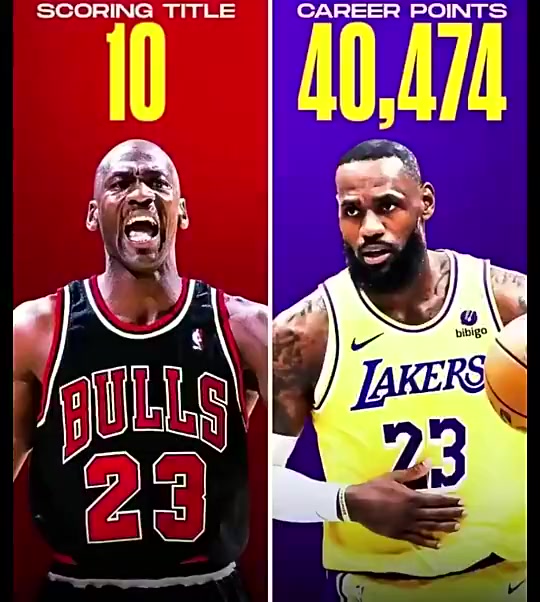 美媒發(fā)問(wèn)是喬丹的10次得分王還是詹姆斯的40000分更難