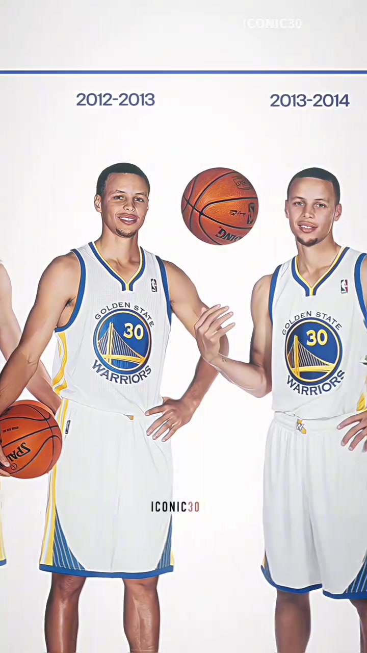 從被低估到追逐偉大庫里每一年定妝照合集珍惜每一場(chǎng)比賽吧