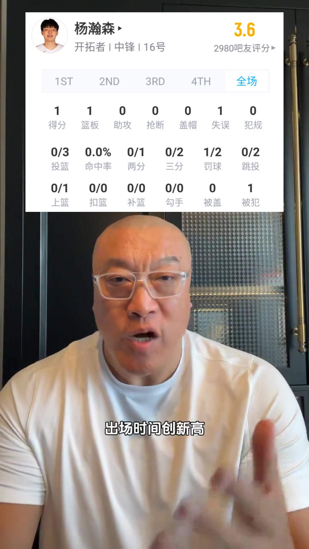 馬健瀚森非防守型中鋒他得在進(jìn)攻端有所斬獲否則要被下放