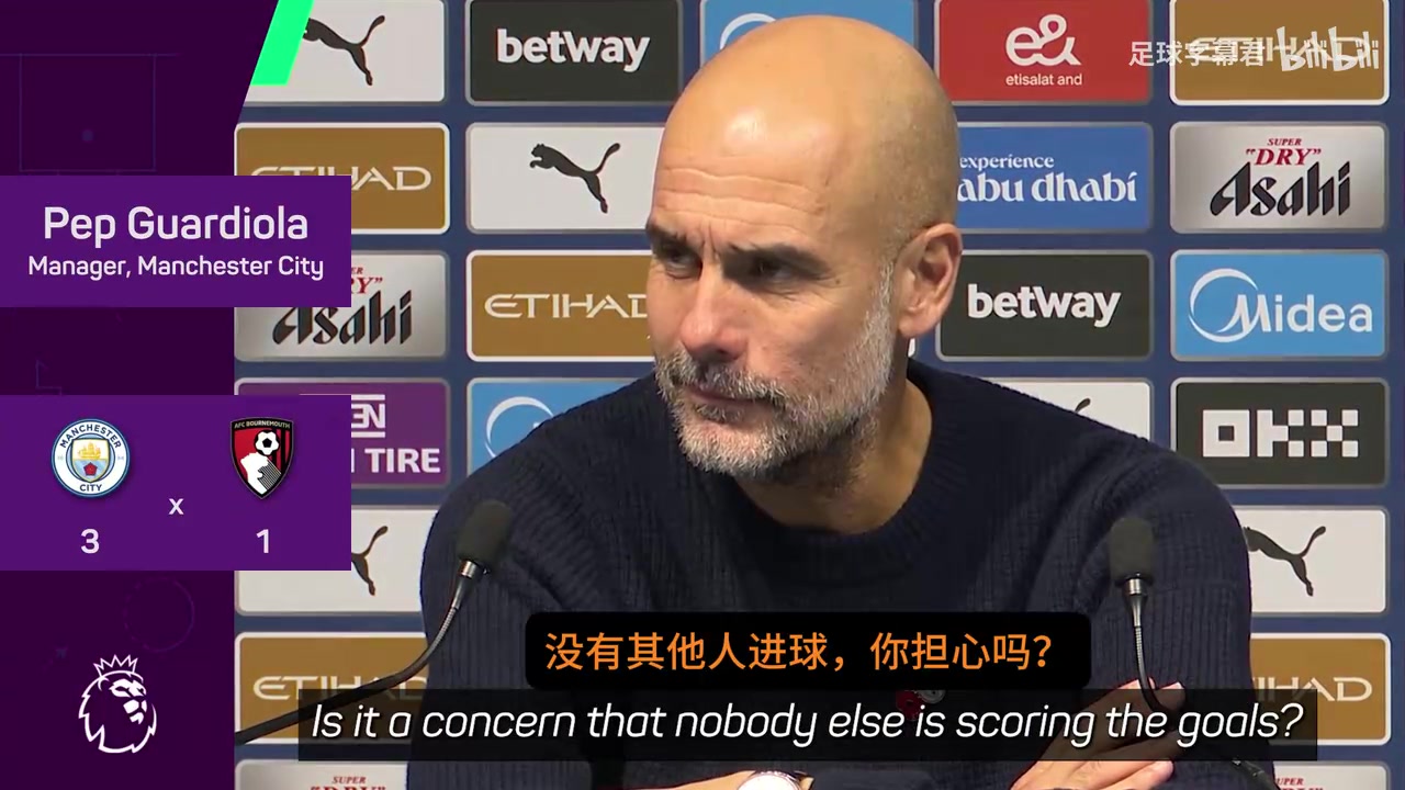 瓜迪奧拉哈蘭德在曼城影響力已達(dá)梅羅級別不擔(dān)心進球依賴癥