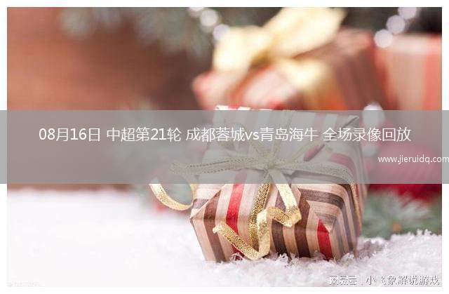 08月16日 中超第21輪 成都蓉城vs青島海牛 全場錄像回放